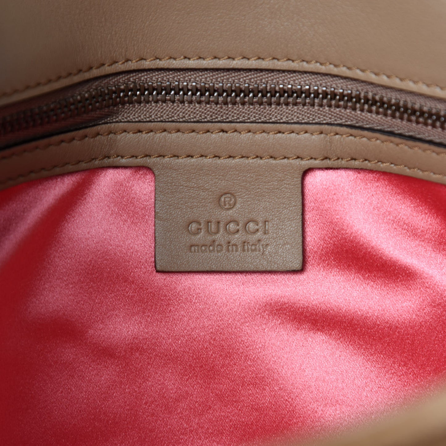 Velvet Matelasse Small GG Marmont Shoulder Bag Taupe