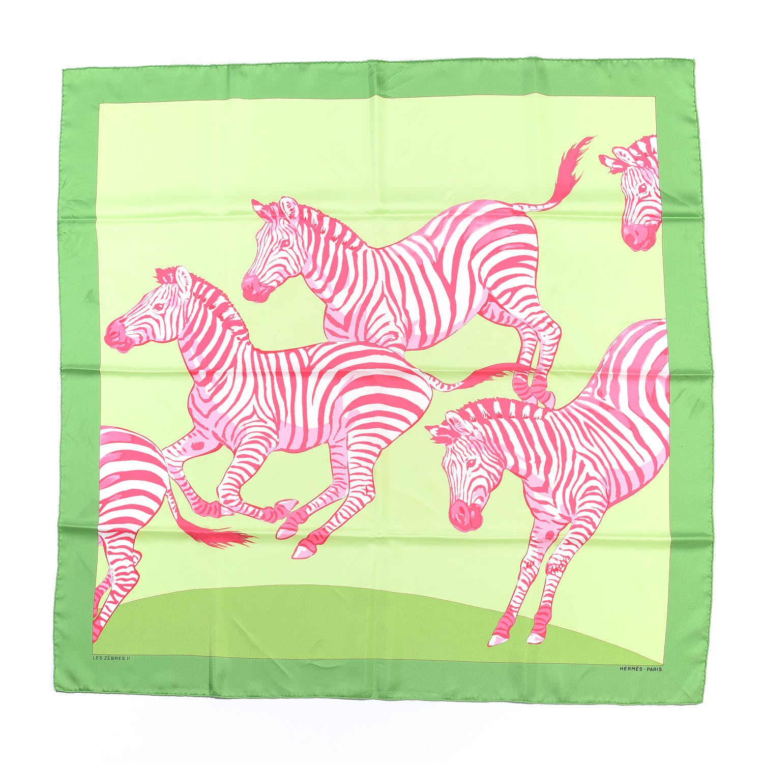 Hermes Silk Les Zebres II Scarf 90 1 of 4