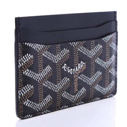 Goyard Goyardine Saint Sulpice Card Holder Black 3 of 7