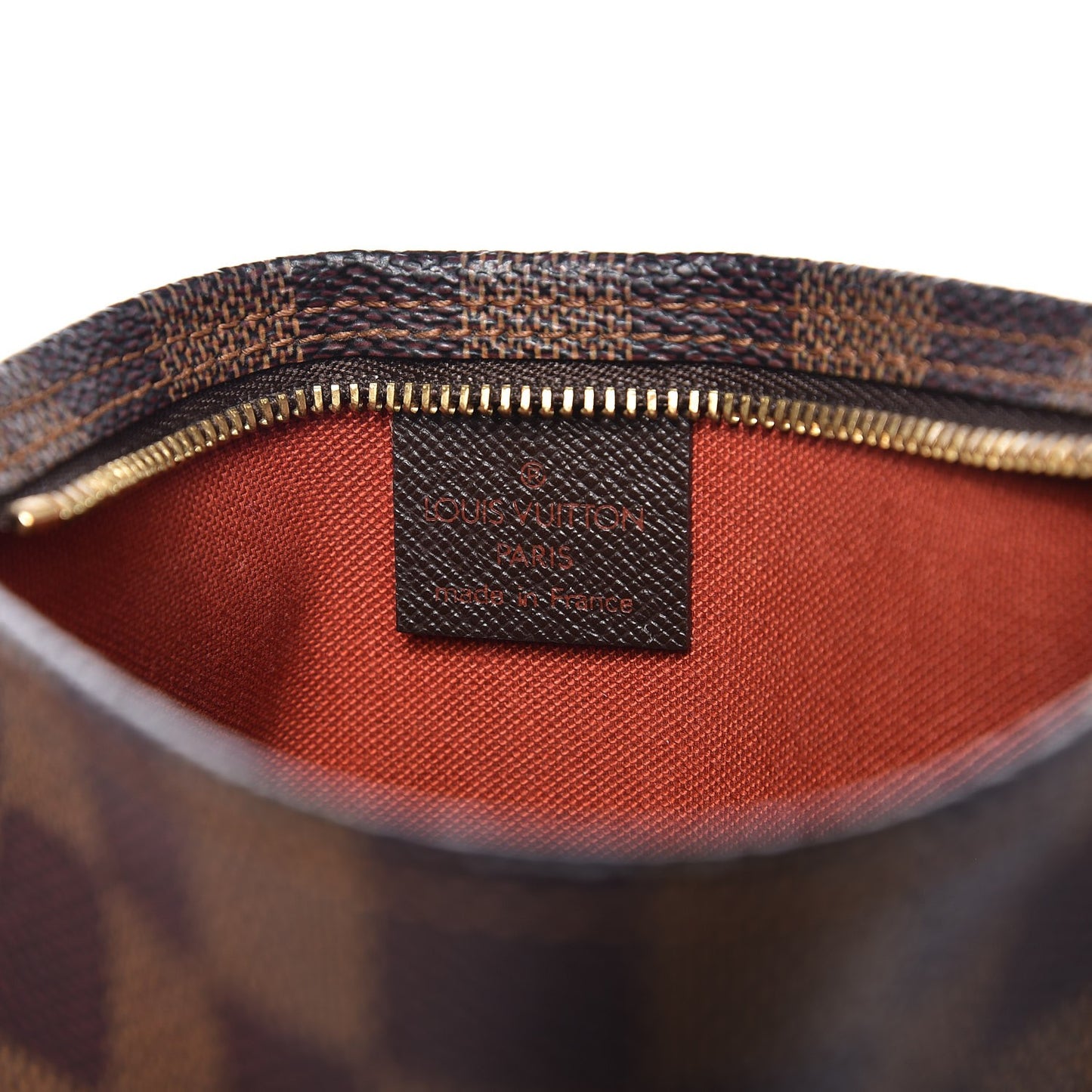 Damier Ebene Trousse Make Up Bag Pochette