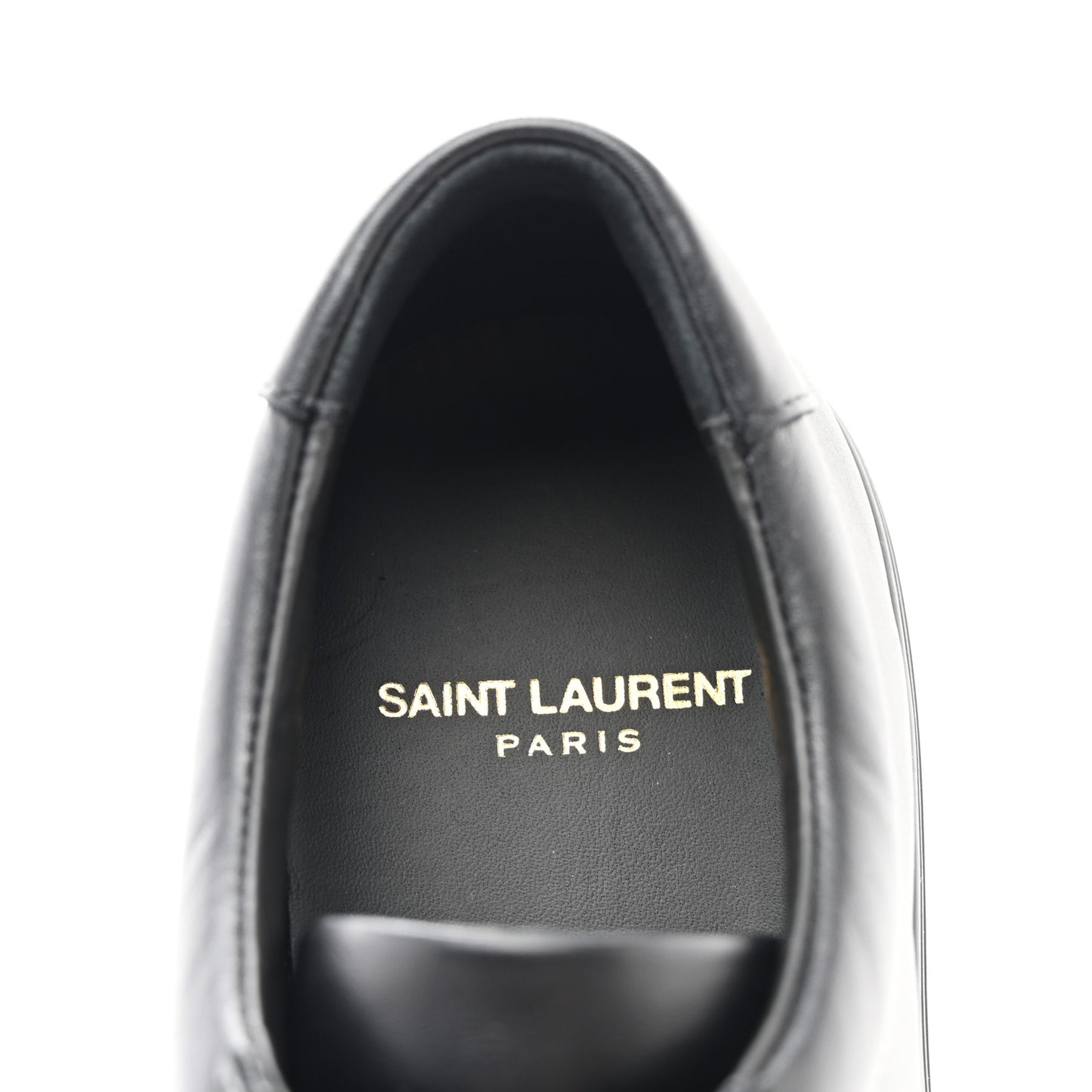 Calfskin Andy Low Top Sneakers 38.5 Black