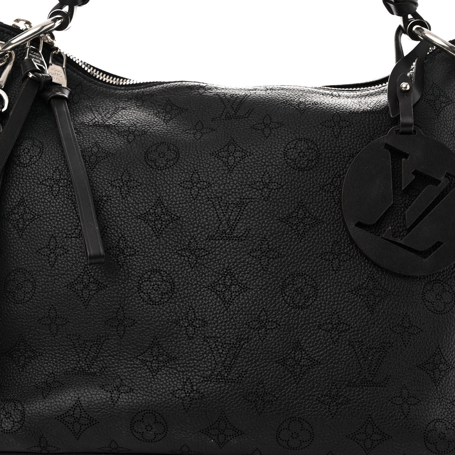 Louis Vuitton Mahina Beaubourg Hobo MM Black 7 of 10