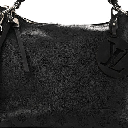 Louis Vuitton Mahina Beaubourg Hobo MM Black 7 of 10