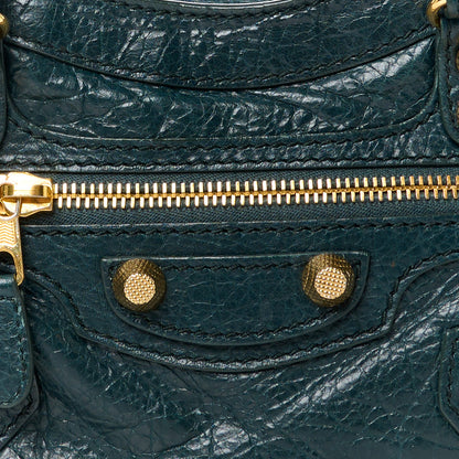 Balenciaga Agneau Giant 12 Gold Hardware Mini City Vert Pinede 9 of 13