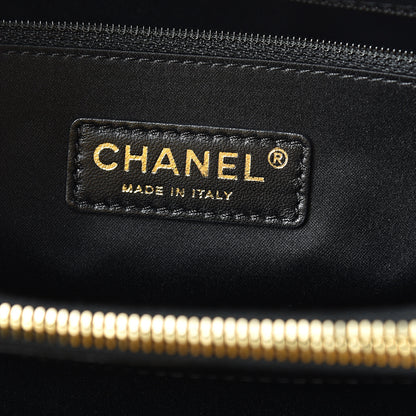 Chanel Caviar Quilted Grand Shopping Tote GST Black 6 of 10