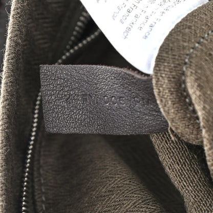 Hermes Herringbone Canvas Swift Maline Bag Kaki Ebene 6 of 8
