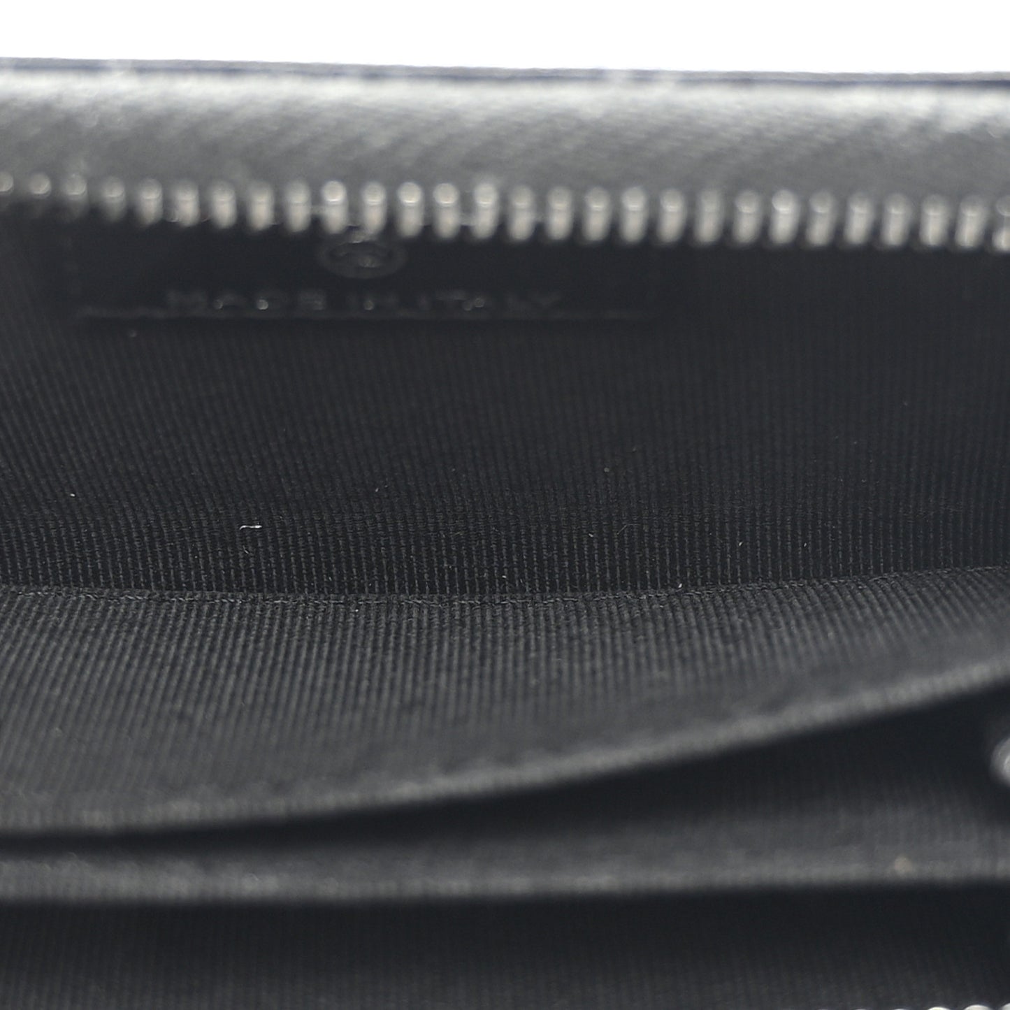 Lambskin Quilted Zip Coin Purse So Black