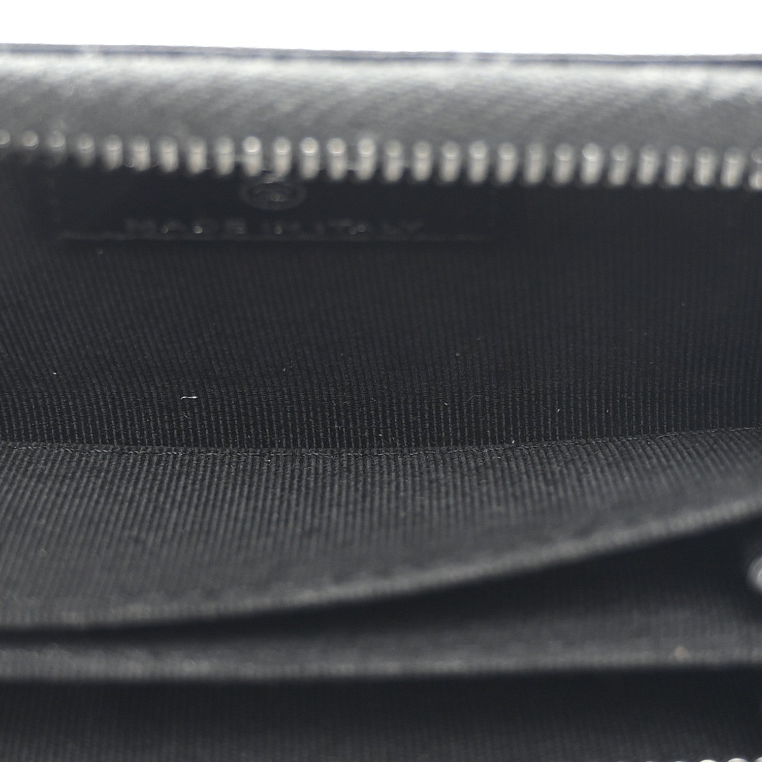Chanel Lambskin Quilted Zip Coin Purse So Black 5 of 9