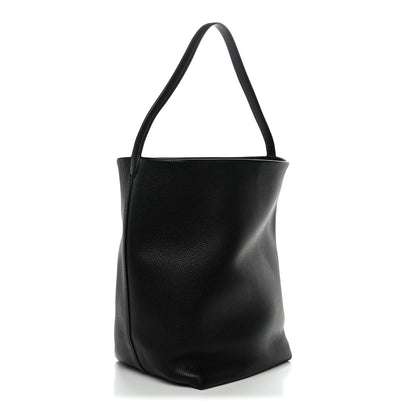 The Row Grained Calfskin Large N/S Park Tote Black 3 of 12