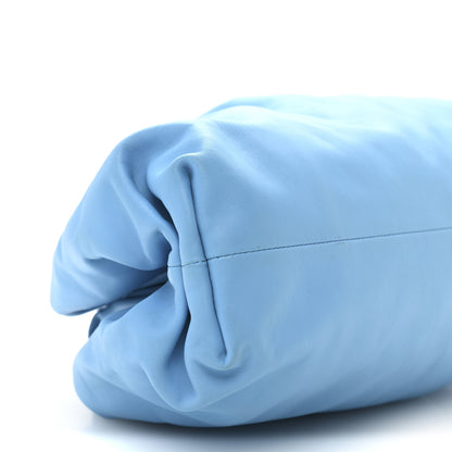 Bottega Veneta Smooth Butter Calf The Pouch Oversized Clutch Sky Blue 9 of 13