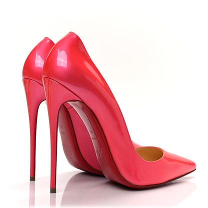 Christian Louboutin Metallic Patent So Kate 120 Pumps 41 Florida 4 of 8