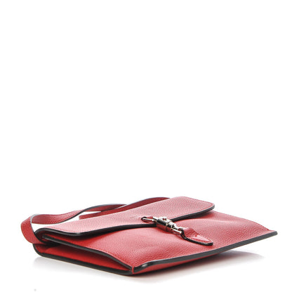 Gucci Grand Prix Calfskin Jackie Convertible Shoulder Bag Hibiscus Red 4 of 10