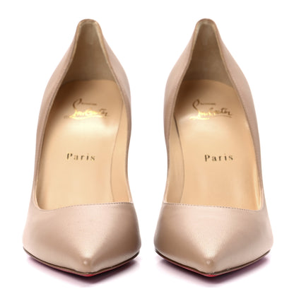 Christian Louboutin Nappa Apostrophy 100 Pumps 38 Nude 2 of 8
