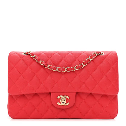 Chanel Caviar Quilted Medium Double Flap Red 1 of 12