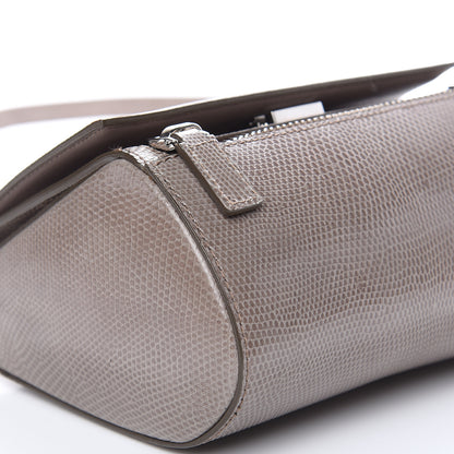 Givenchy Calfskin Lizard Embossed Mini Pandora Box Crossbody Bag Mastic 8 of 16