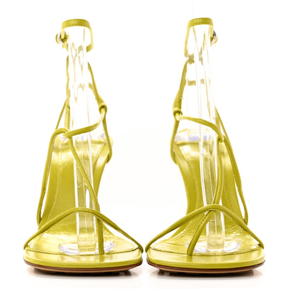 Bottega Veneta Crush Calfskin The Line 90mm Sandals 36 Acid 2 of 10