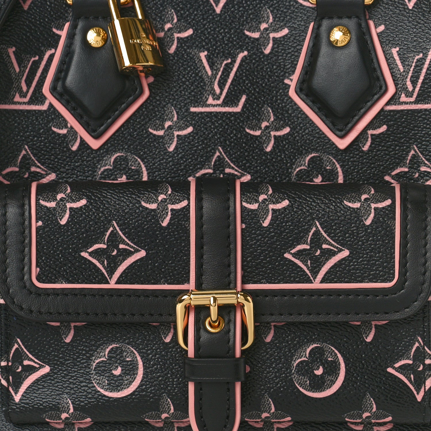 Louis Vuitton Monogram Fall for You Speedy Bandouliere 25 Black 7 of 9