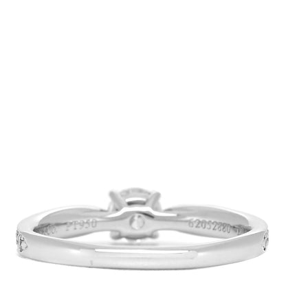Tiffany Platinum Diamond .23ct Harmony Round Brilliant Engagement Ring 47 4 3 of 7
