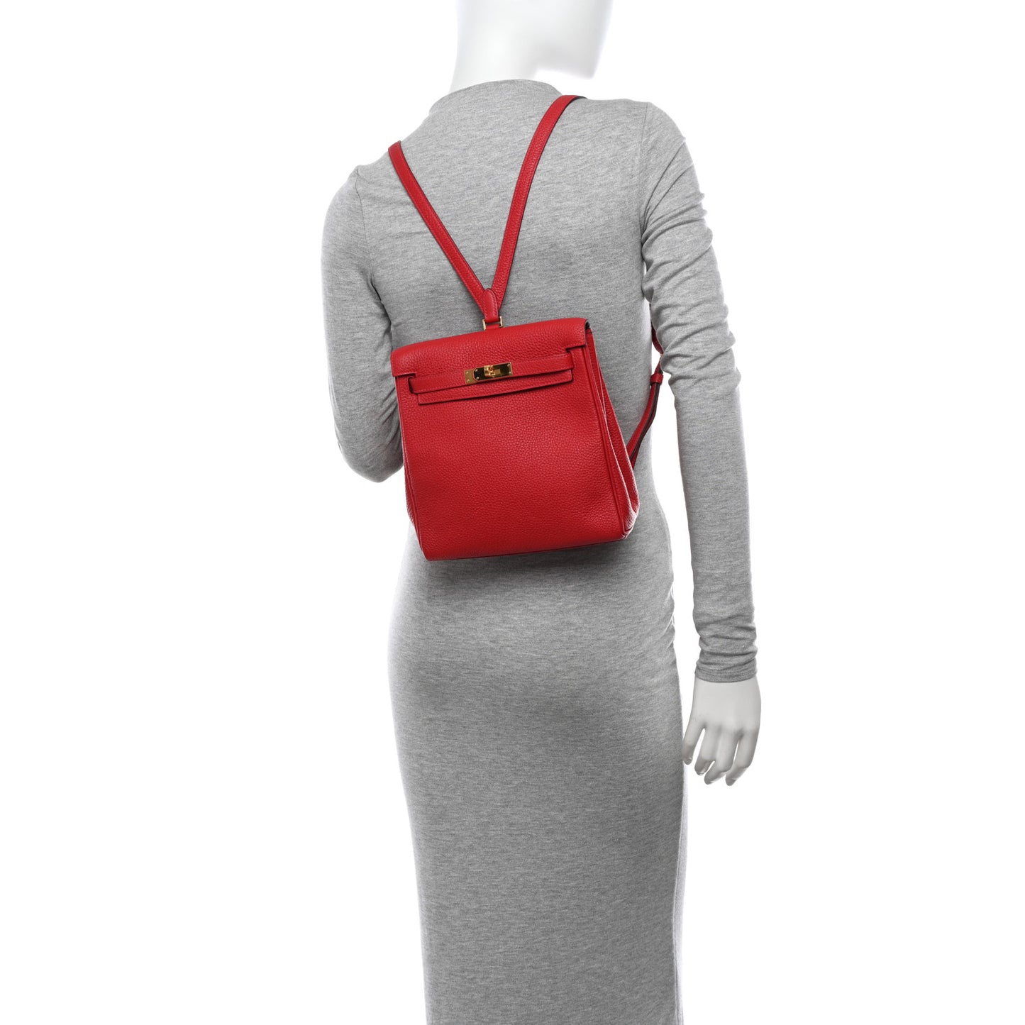 Taurillon Clemence Kelly Ado Backpack Rouge Casaque
