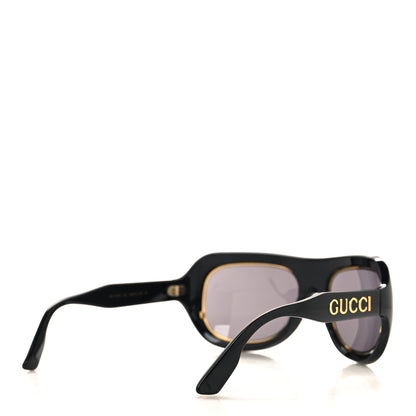 Gucci Acetate Aviator Sunglasses GG1108S Black 4 of 8