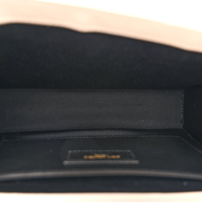 Saint Laurent Lambskin Mixed Matelasse Triquilt Medium Monogram Satchel Crema Soft 5 of 13