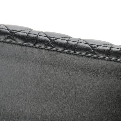 Christian Dior Lambskin Cannage Medium Lady Dior Black 10 of 11