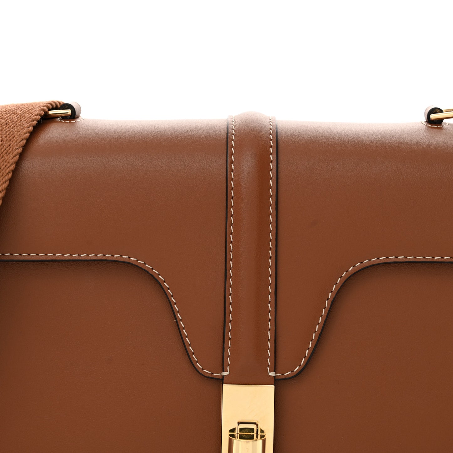 Smooth Calfskin Teen 16 Crossbody Bag Soft Tan
