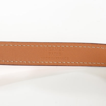 Hermes Epsom Kelly Double Tour Bracelet S Orange 7 of 7