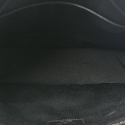 Saint Laurent Crinkled Calfskin Matelasse Monogram Large Niki Chain Satchel Black 5 of 12