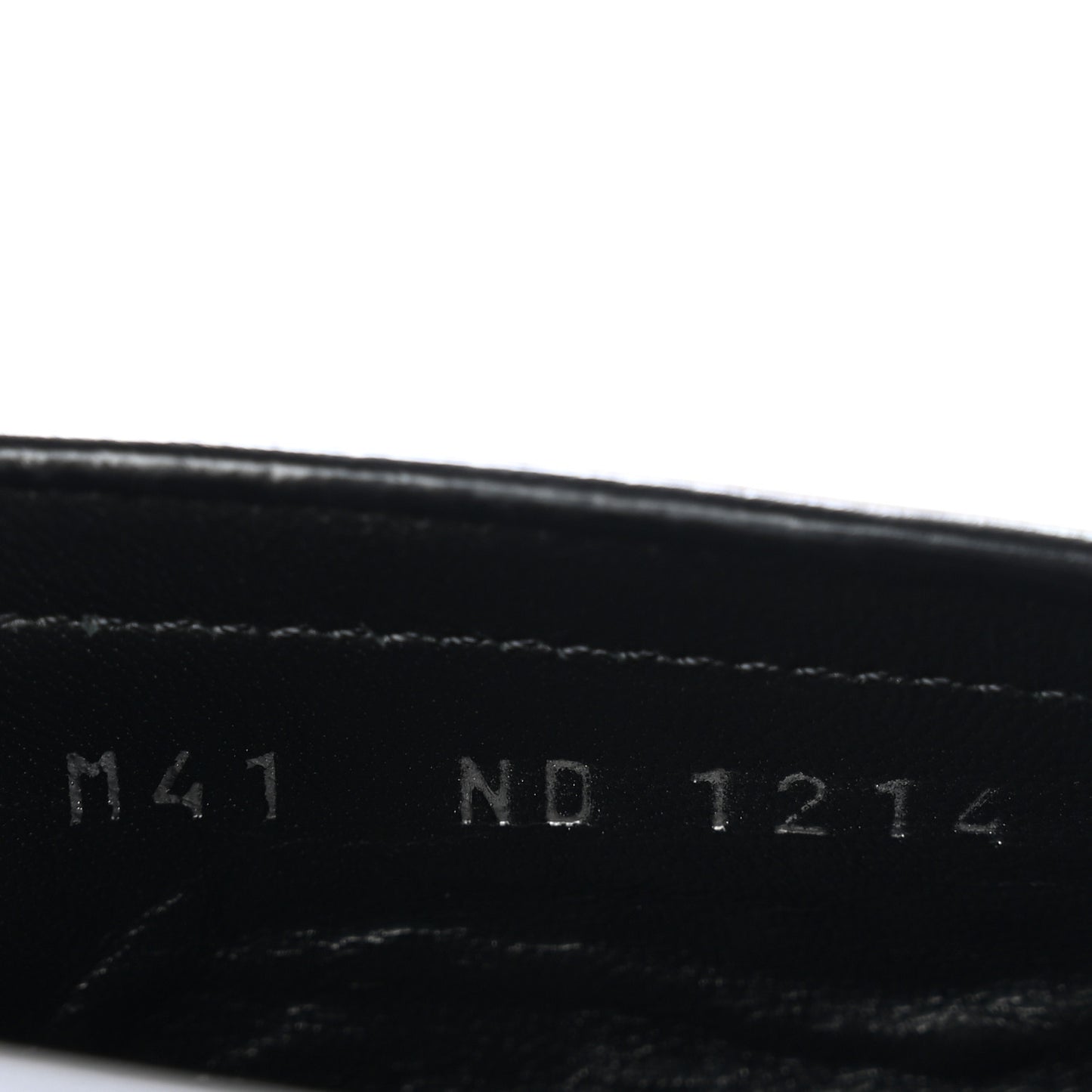 Glazed Calfskin Chess Flat Loafer 41 Black