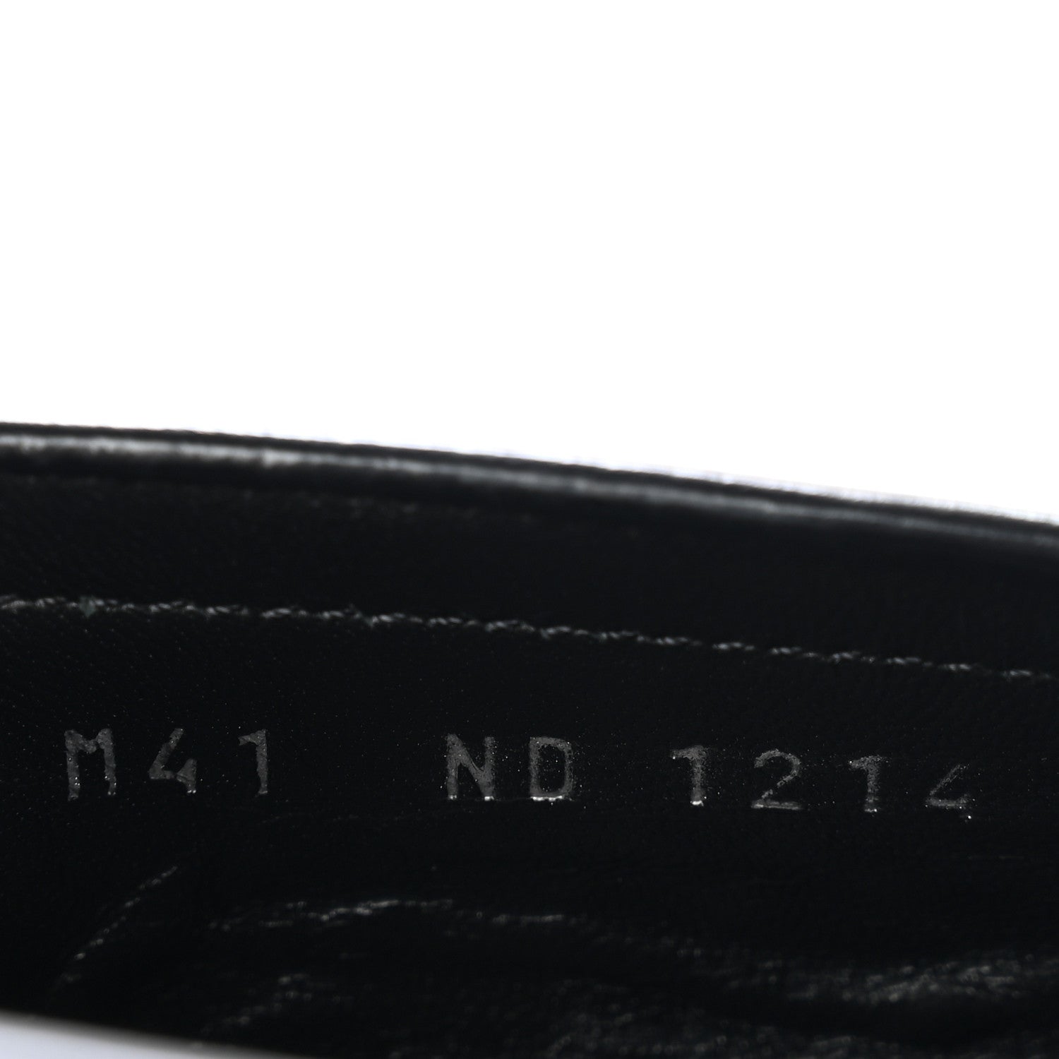 Louis Vuitton Glazed Calfskin Chess Flat Loafer 41 Black 9 of 9