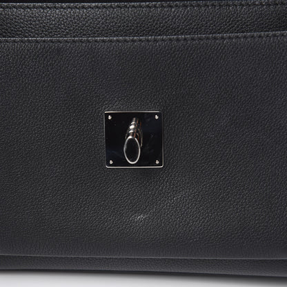 Louis Vuitton Soft Calfskin My Lockme Chain Bag BB Black 7 of 9
