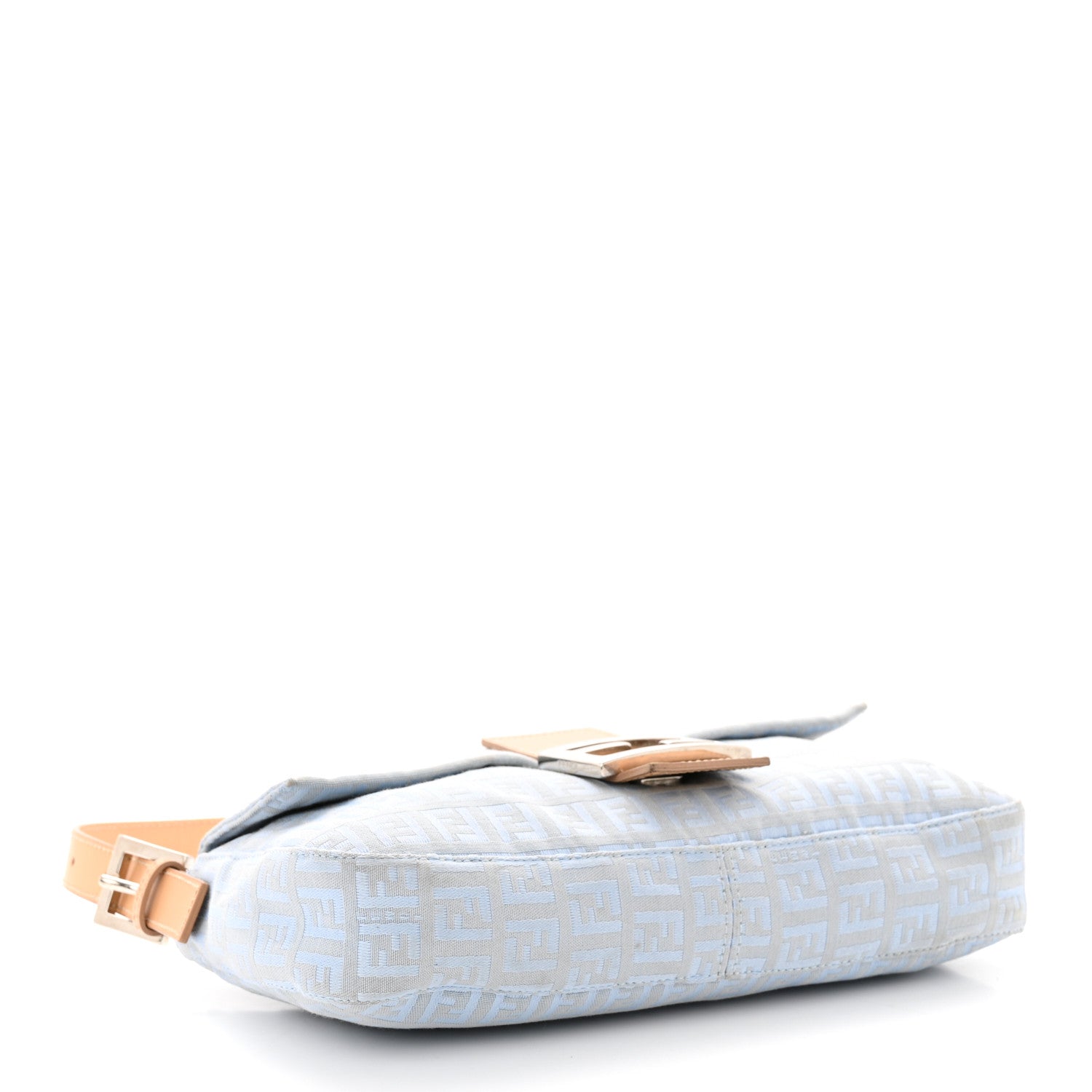 Fendi Zucchino Baguette Celeste Natural 4 of 11
