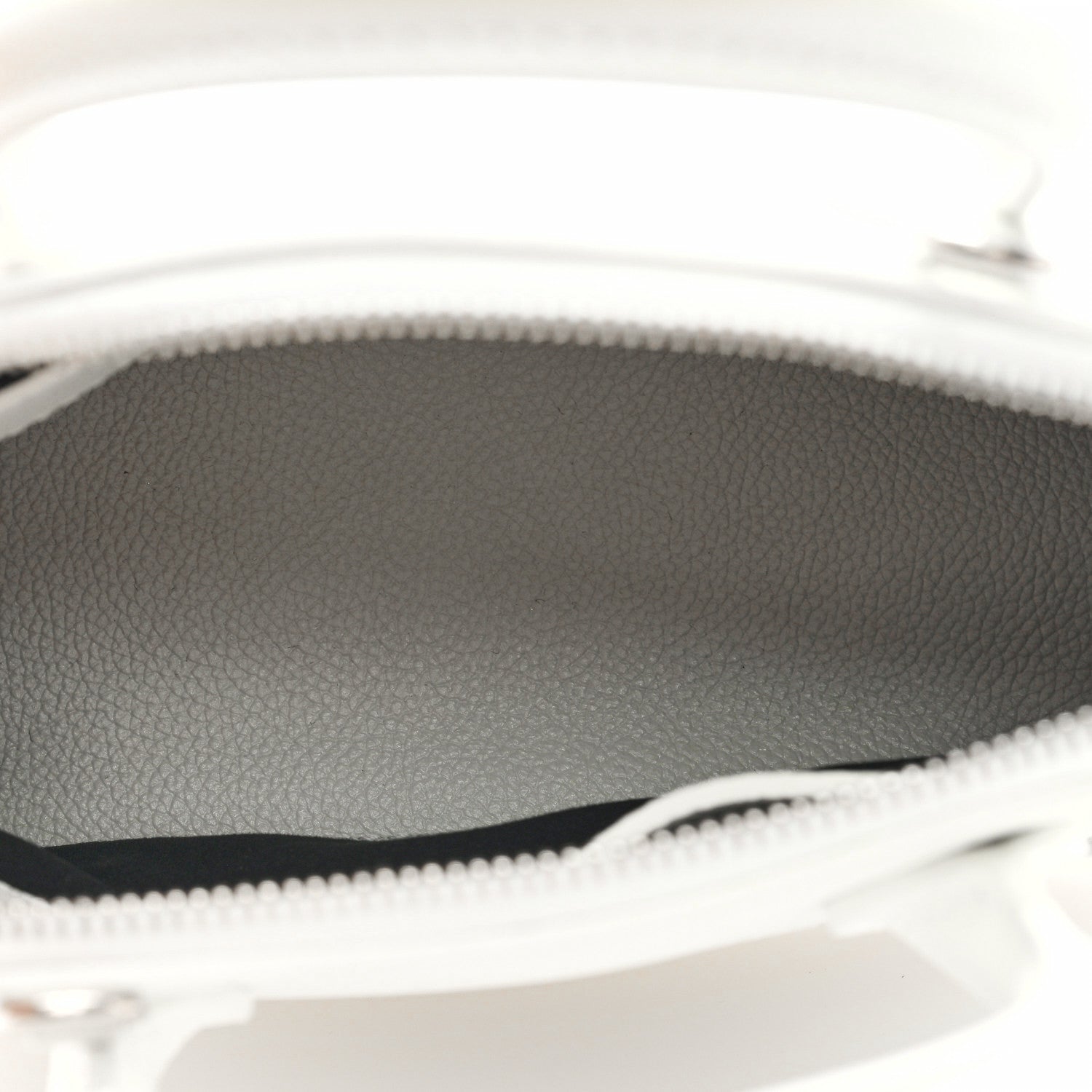 Balenciaga Grained Calfskin XXS Ville Top Handle Bag White Black 5 of 8