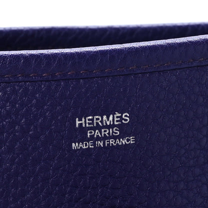 Hermes Taurillon Clemence Evelyne III PM Iris 6 of 10