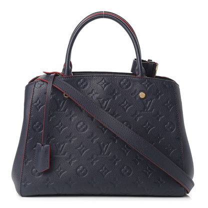 Louis Vuitton Empreinte Montaigne MM Marine Rouge 1 of 10