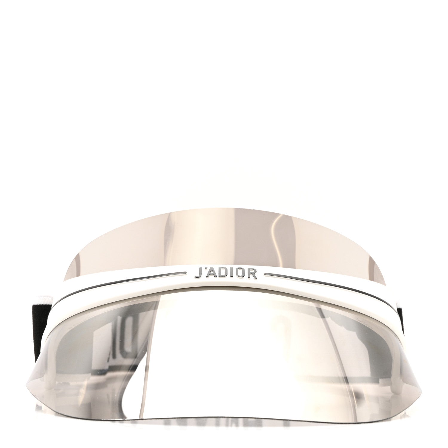 Christian Dior Mirrored DiorClub1 Sun Visor Silver 1816507