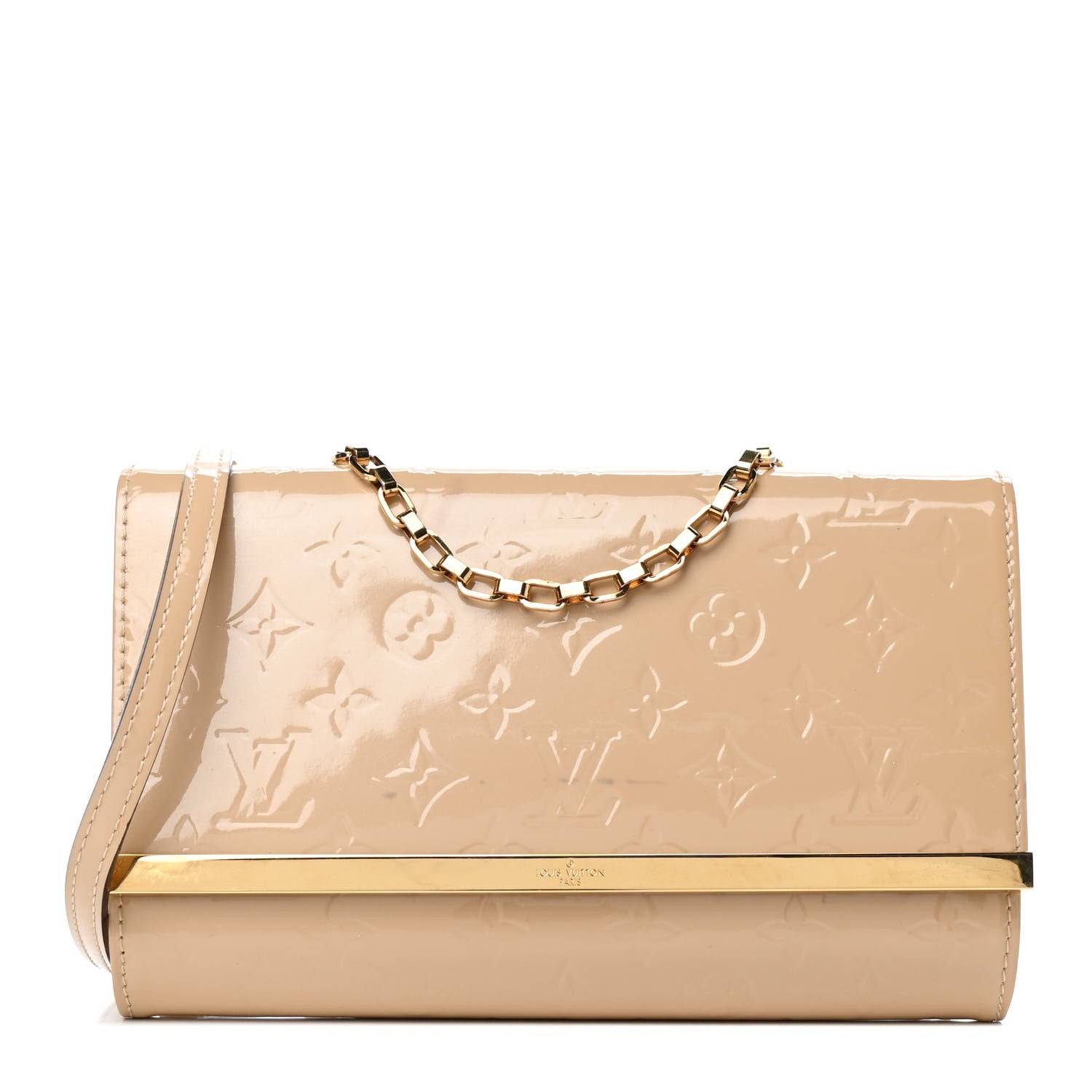 Louis Vuitton Vernis Ana Clutch Dune 1 of 4