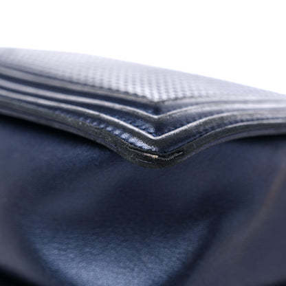 Chanel Lambskin Embossed New Medium Boy Cube Flap Navy 11 of 16
