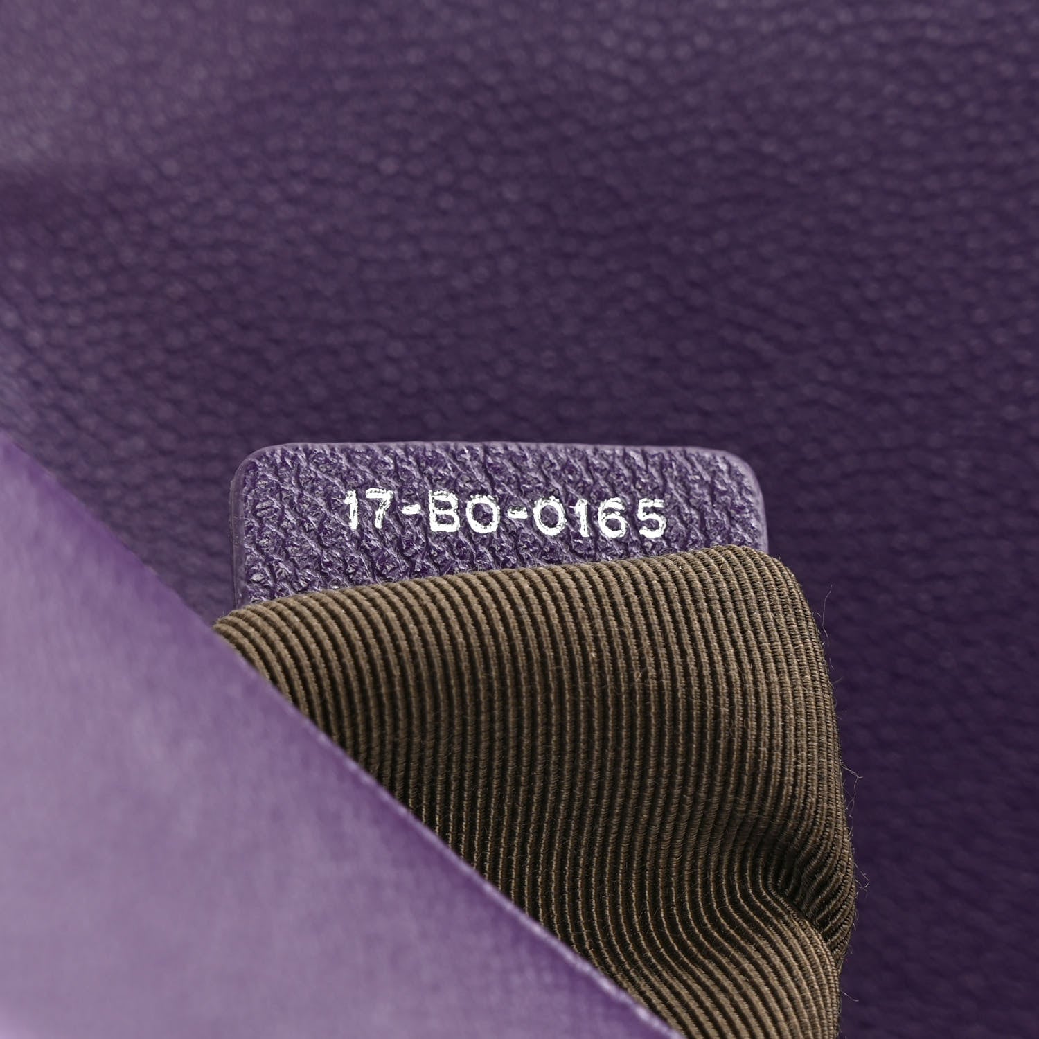 Christian Dior Grained Calfskin Medium Diorama Flap Bag Purple 8 of 10
