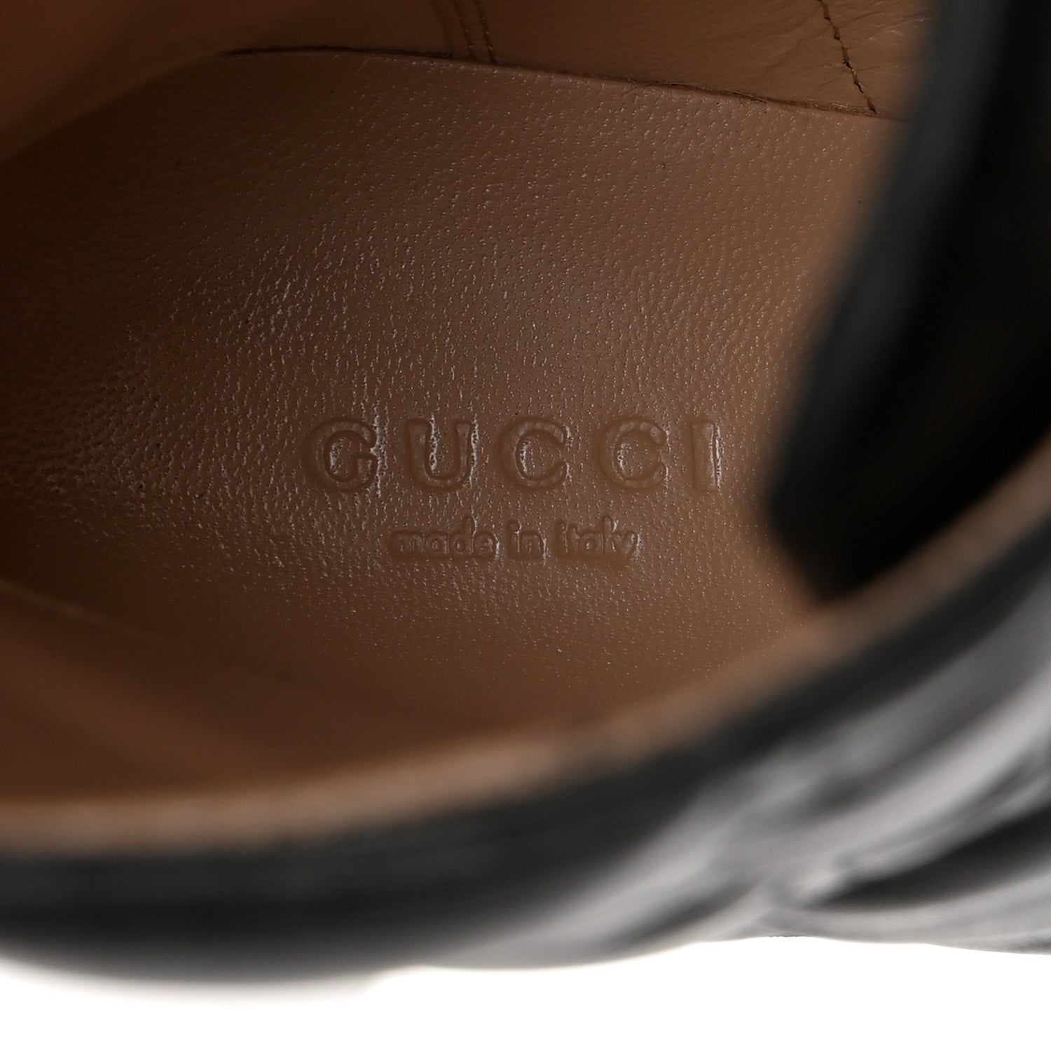 Gucci Cordovan Lux Nappa GG Matelasse Lace Up 60mm Combat Boots 37 Black 6 of 9