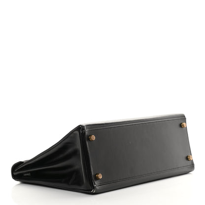 Hermes Box Kelly Retourne 32 Black 3 of 18