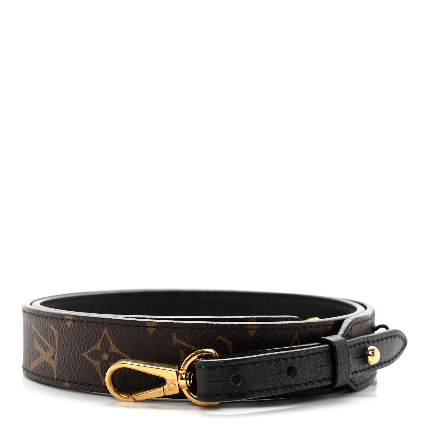 Louis Vuitton Monogram Bandouliere Shoulder Strap Black 1 of 5