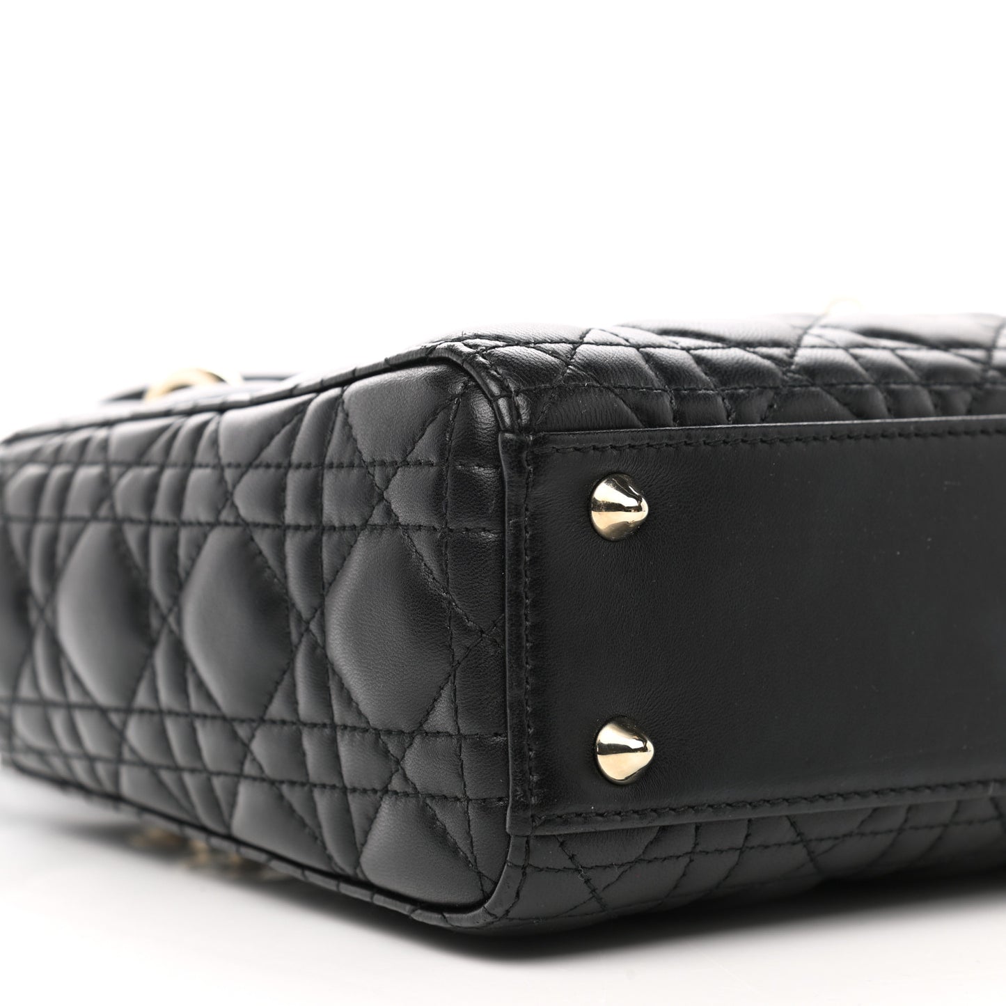 Lambskin Cannage Small My ABCDior Lady Dior Black