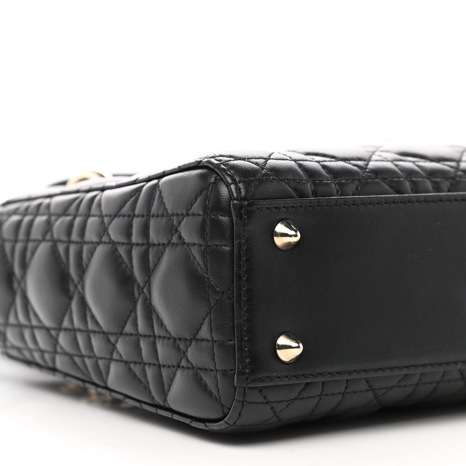 Christian Dior Lambskin Cannage Small My ABCDior Lady Dior Black 9 of 12