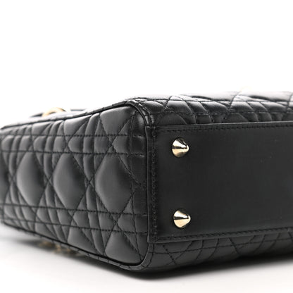 Christian Dior Lambskin Cannage Small My ABCDior Lady Dior Black 9 of 12
