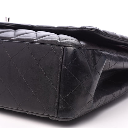 Chanel Lambskin Quilted Maxi Double Flap Black 9 of 22