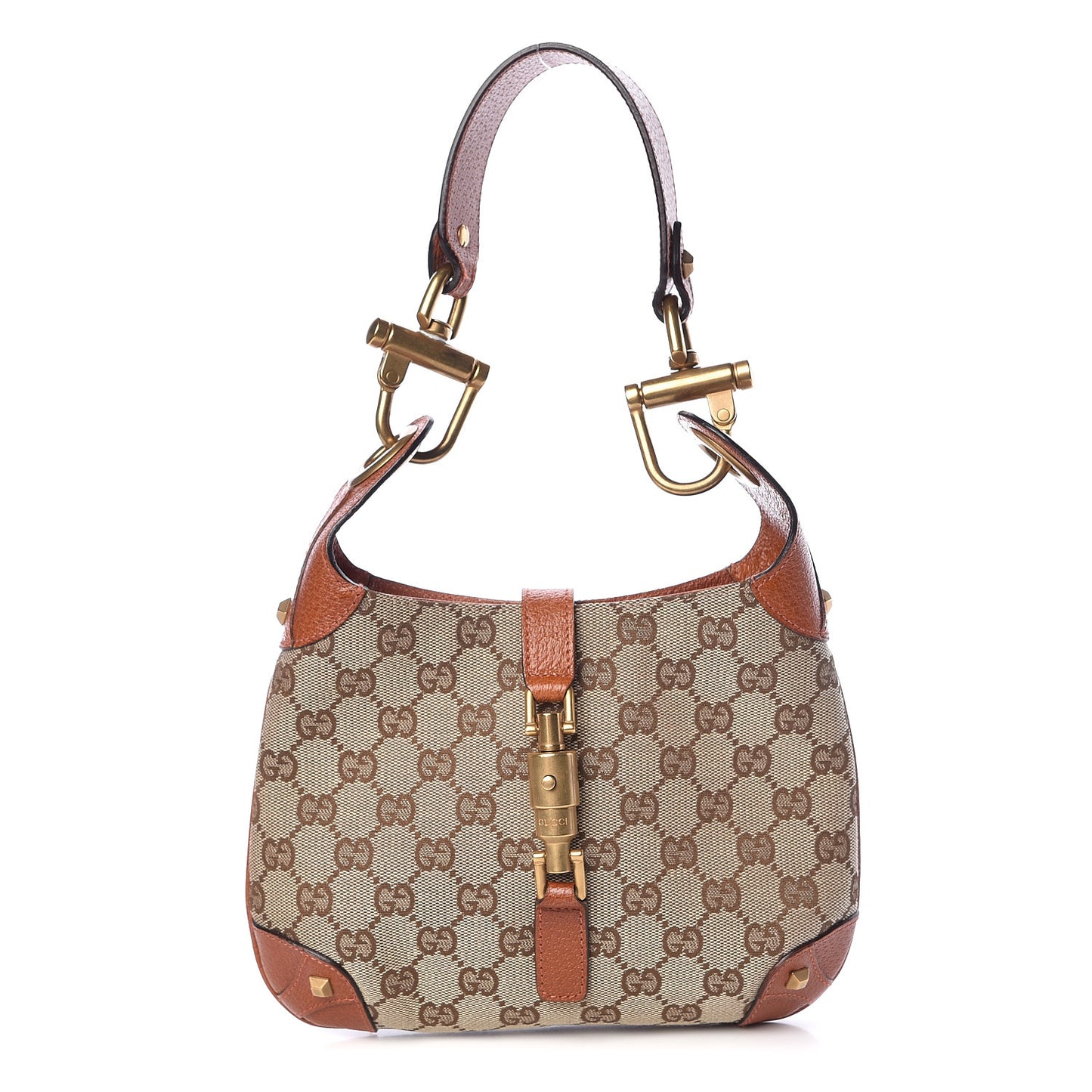 Monogram Mini Piston Lock Jackie O Hobo Orange