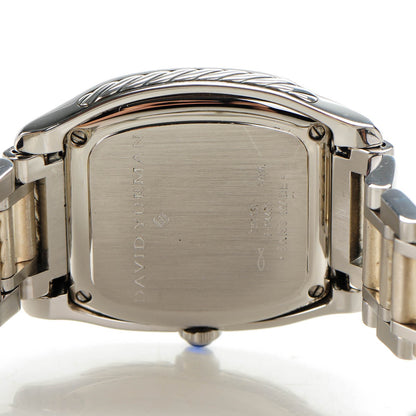 David Yurman Stainless Steel Diamond Bezel Dial 32mm Thoroughbred Quartz Watch 5 of 6