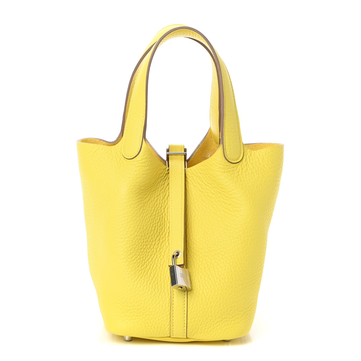 Hermes Taurillon Clemence Picotin Lock 18 PM Lime 1 of 10